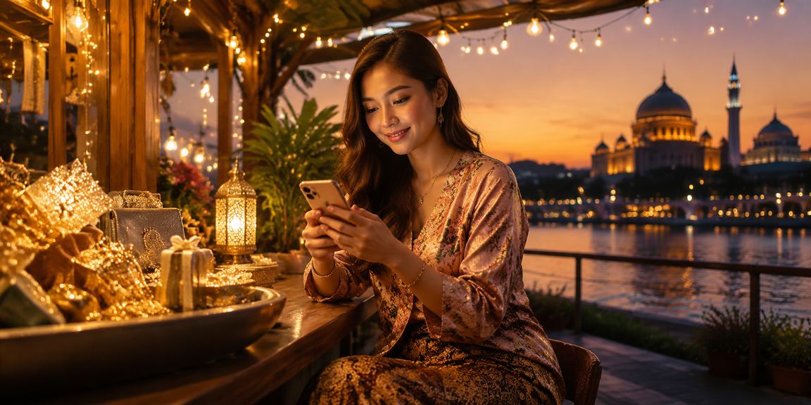 Pengguna Putrajaya menyemak odds taruhan badminton pada telefon pintar ce28